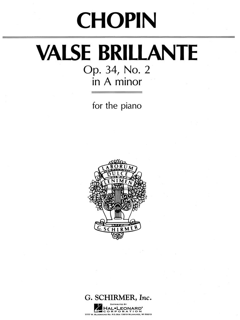 Waltz, Op. 34, No. 2 in A Minor