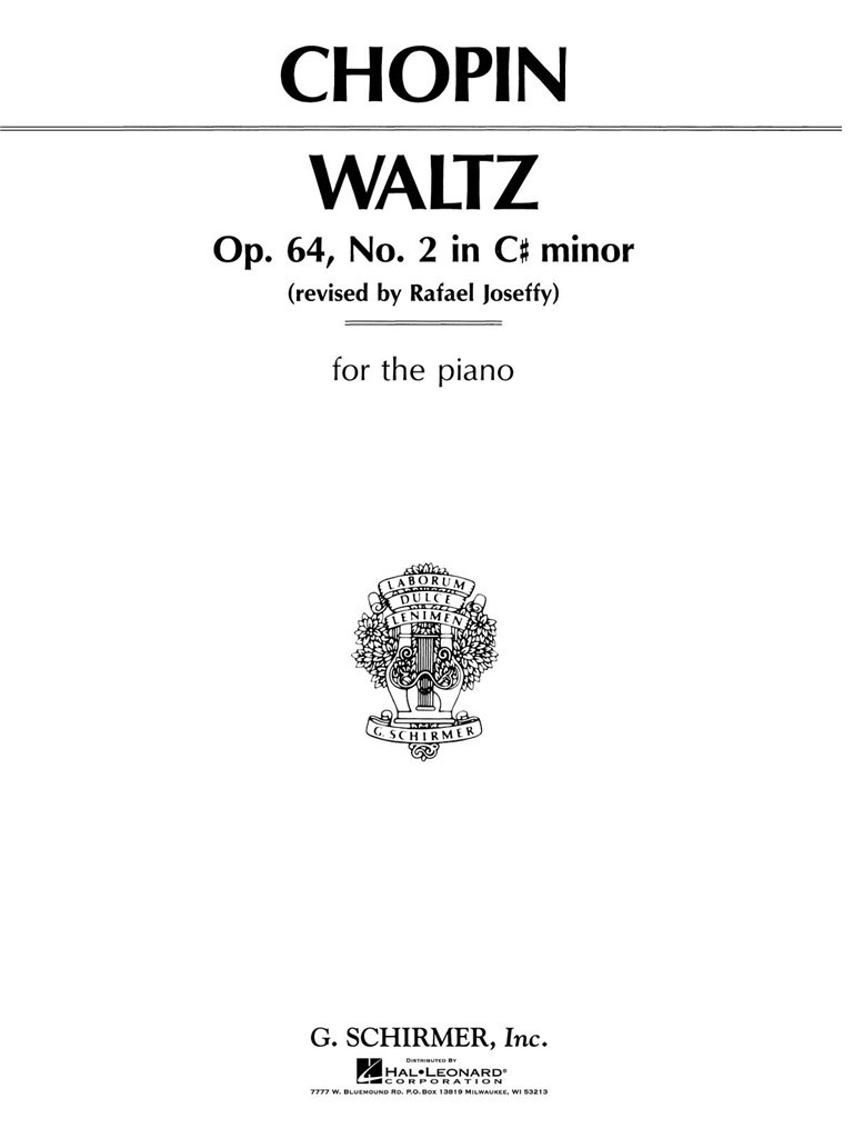 Waltz, Op. 64, No. 2 in C# Minor