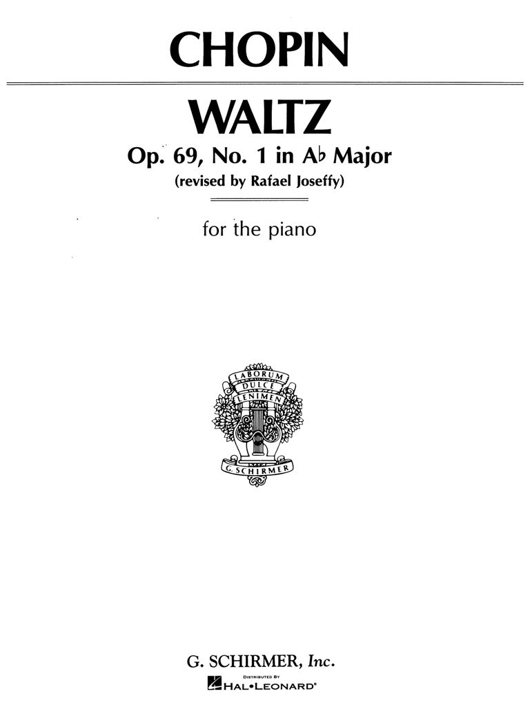 Waltz, Op. 69, No. 1 in Ab Major