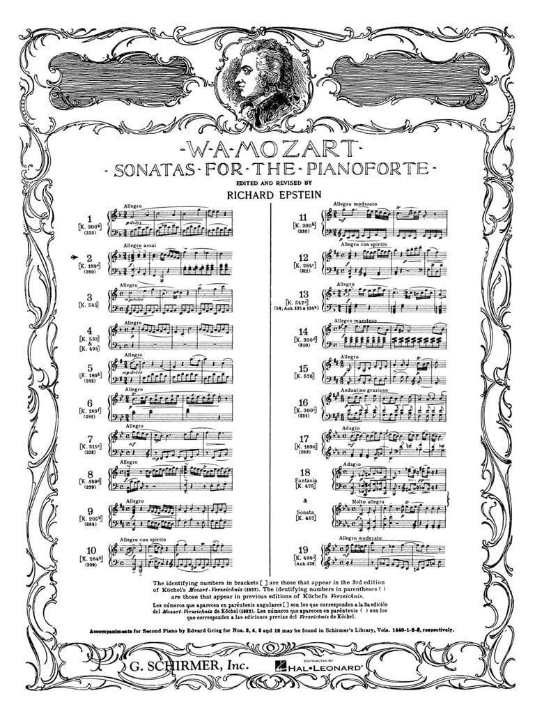 Sonata No. 2 in F Major K280