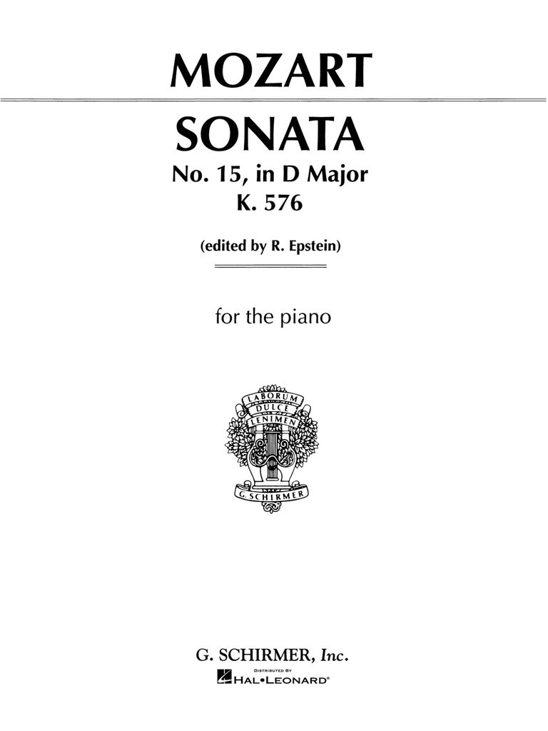 Sonata No. 15 in D Major K576