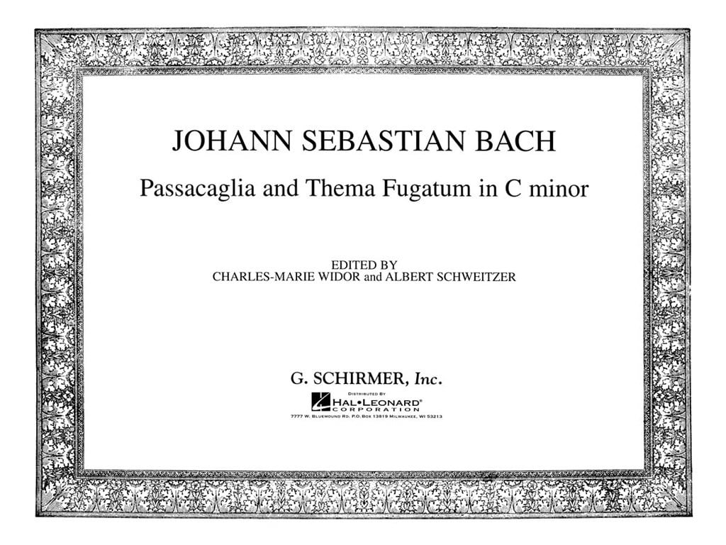 Passacaglia und Thema Fugatum in C Minor