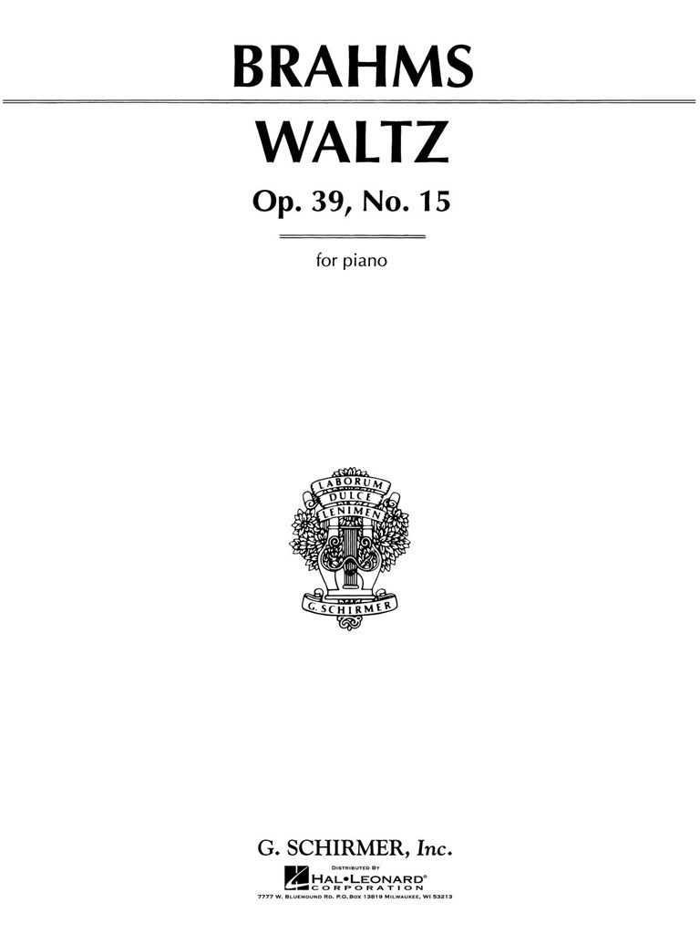 Waltz in Ab Major, Op. 39, No. 15