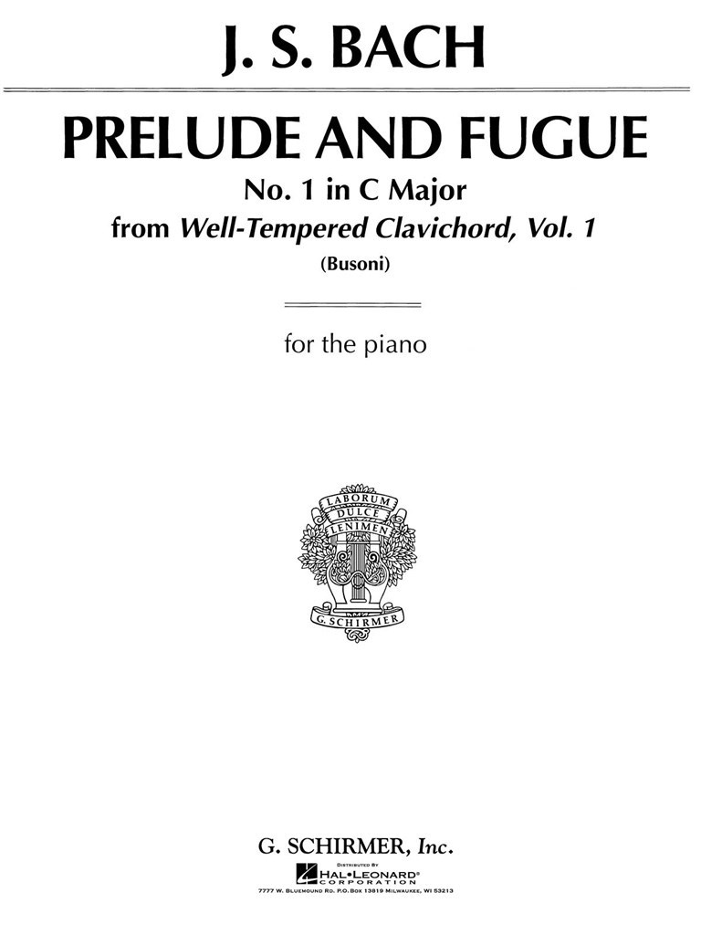 Prelude and Fugue in C Major (No. 1)