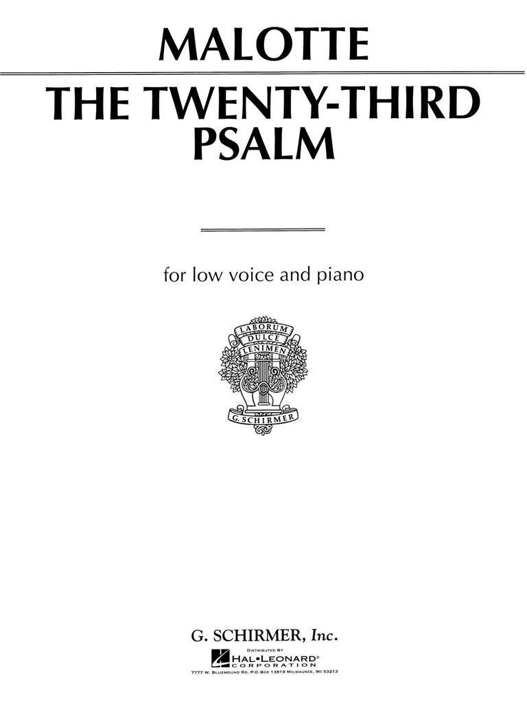 23rd Psalm
