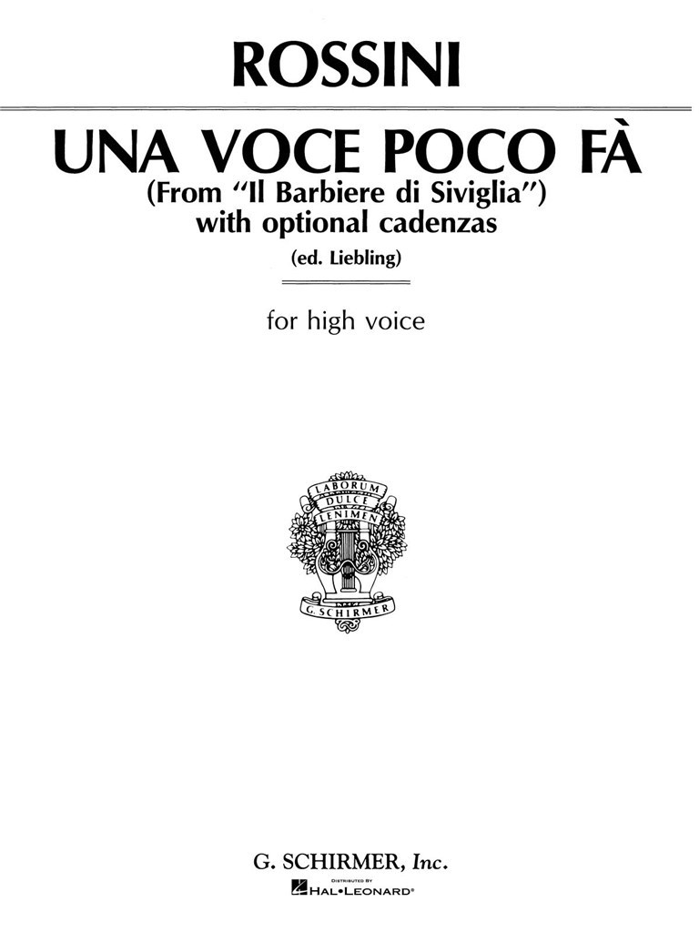 Una voce poco fa (from Il barbiere di Siviglia)