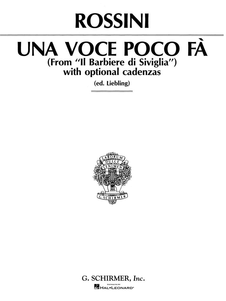 Una voce poco fa (from Il barbiere di Siviglia)