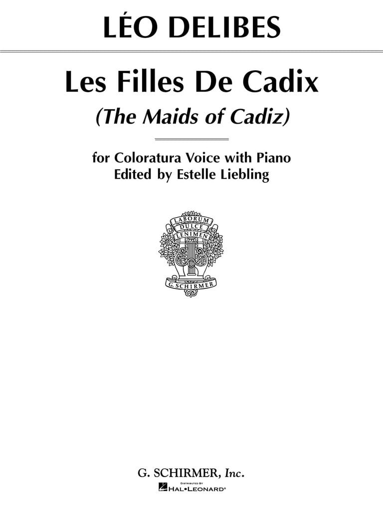 Les filles de Cadix (The Maids of Cadiz)