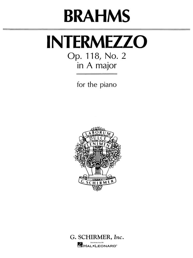 Intermezzo in A Major, Op. 118, No. 2
