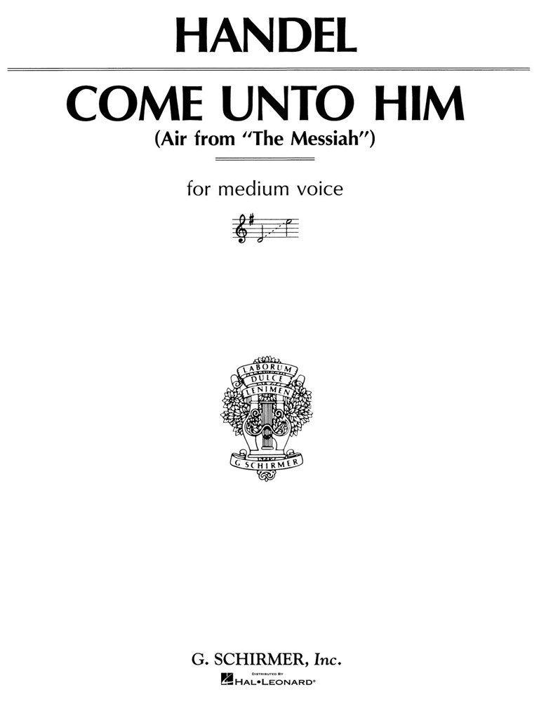 Come Unto Him (from Messiah)