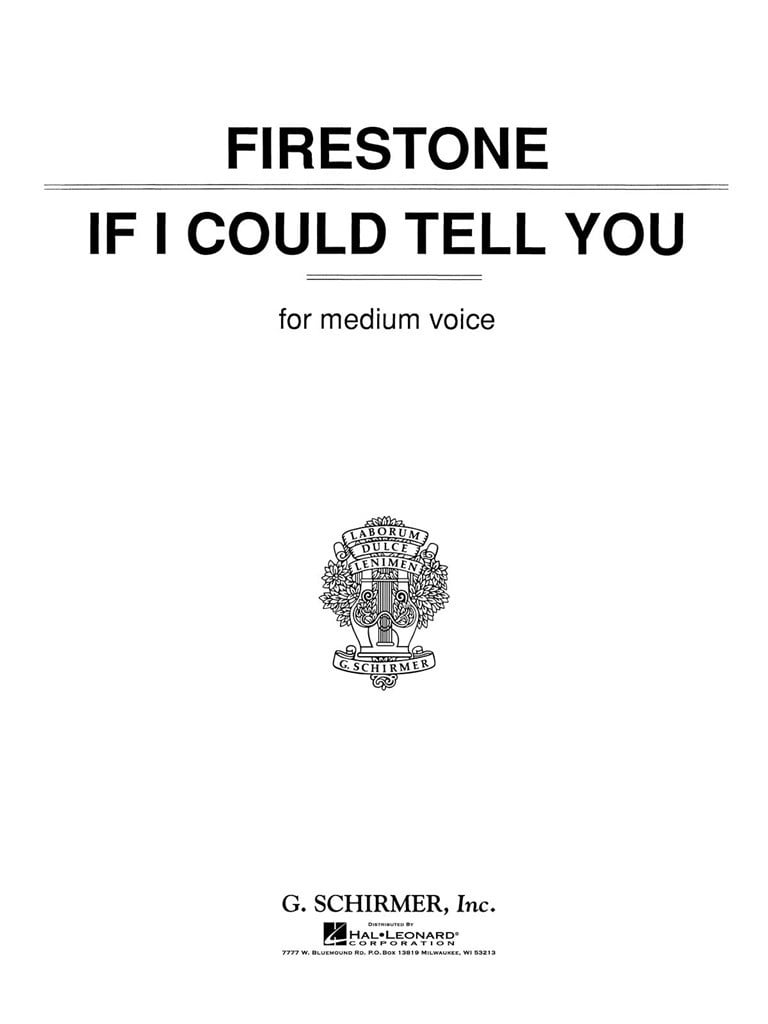 If I Could Tell You