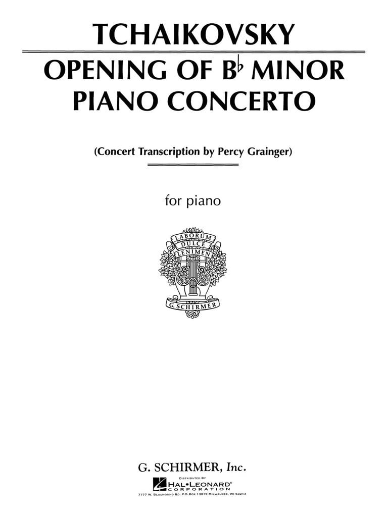 Concerto in Bb Minor (Opening)