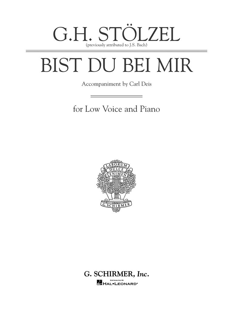 Bist du bei mir