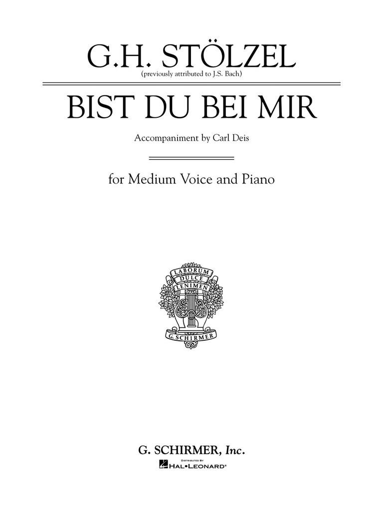 Bist du bei mir