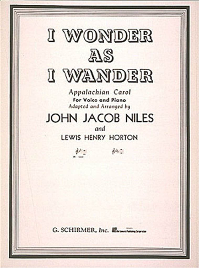 I Wonder as I Wander