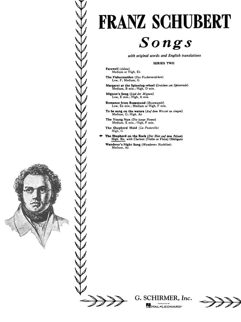 Shepherd on the Rock, Op. 129