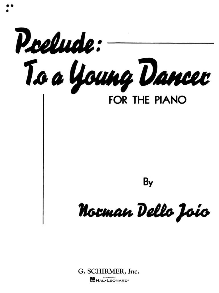 Prelude to a Young Dancer