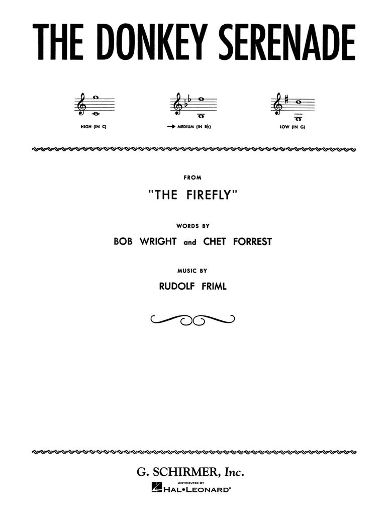 Donkey Serenade (from The Firefly)
