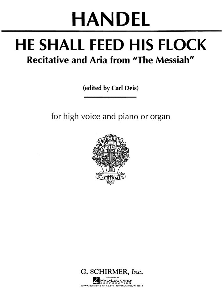 He Shall Feed His Flock (from Messiah)