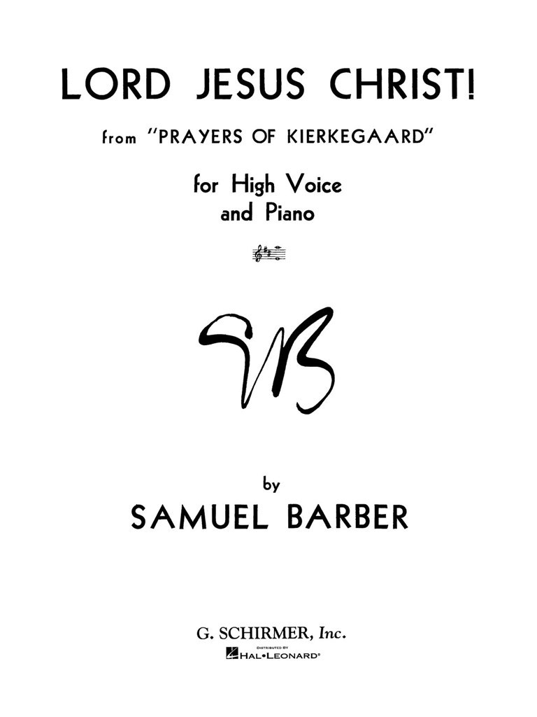 Lord Jesus Christ from Prayers of Kierkegaard