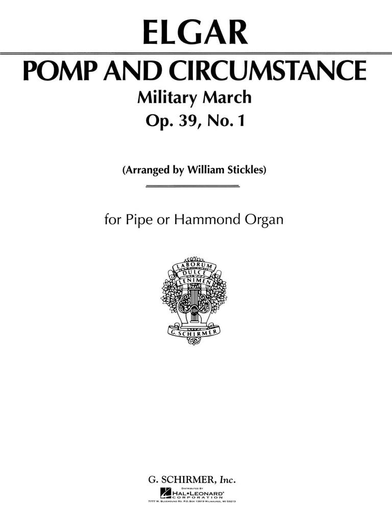 Pomp and Circumstance, Military March #1 in D