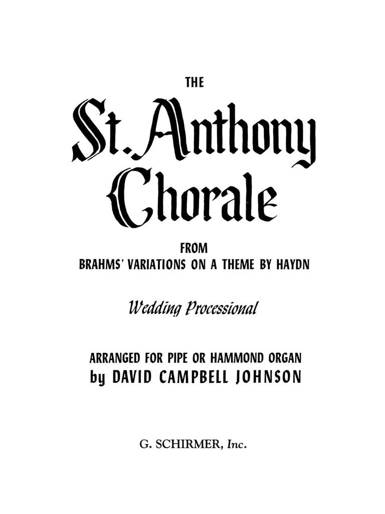 St. Anthony Chorale