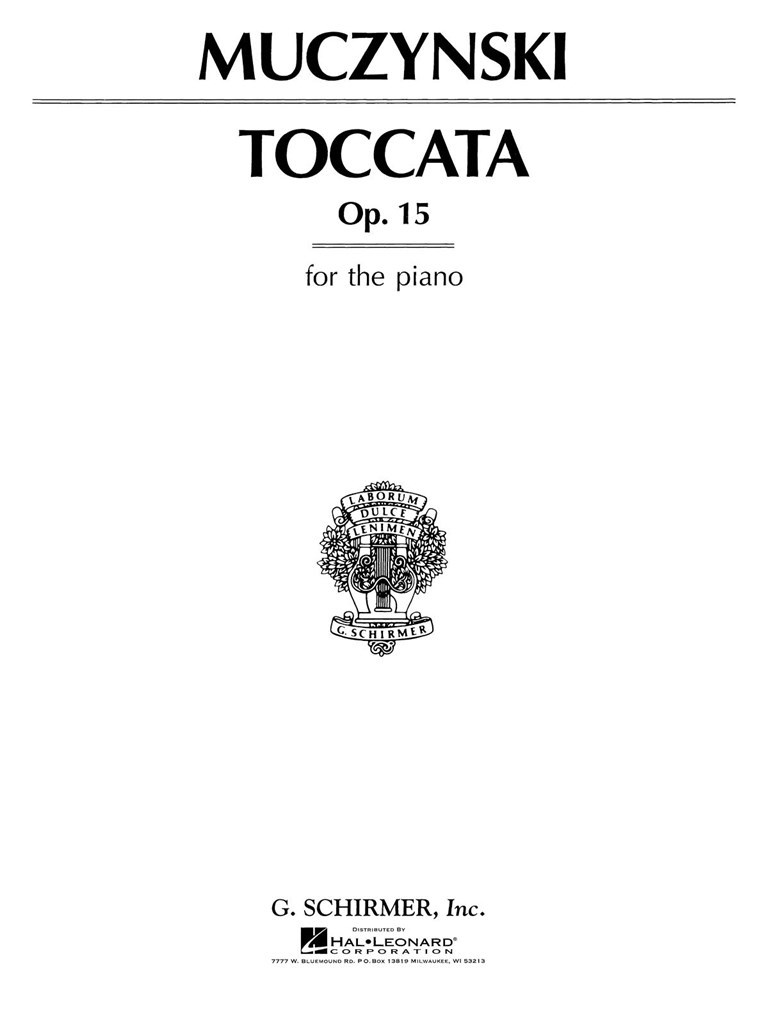 Toccata, Op. 15
