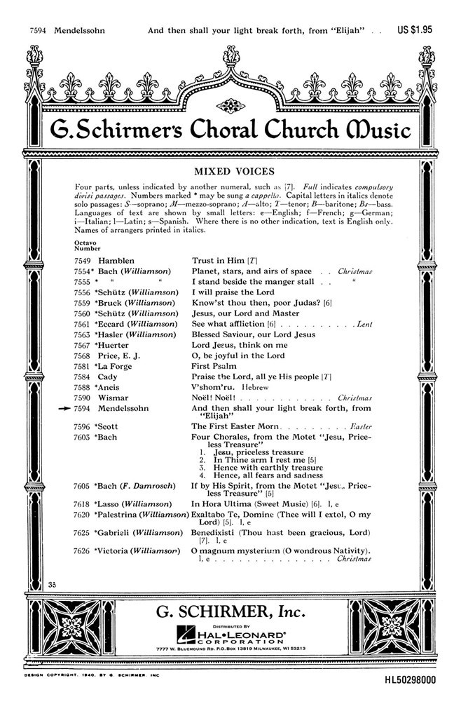 And Then Shall Your Light Break Forth