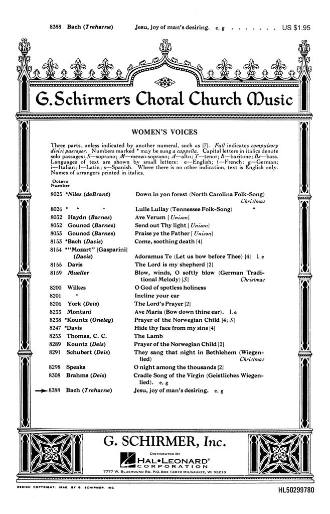 Jesu Joy of Man's Desiring