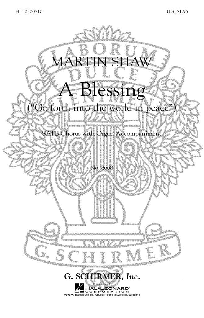 A Blessing (Go Forth into the World in Peace)