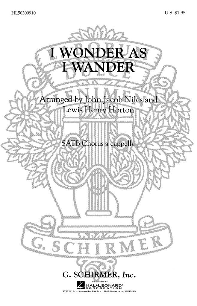 I Wonder As I Wander