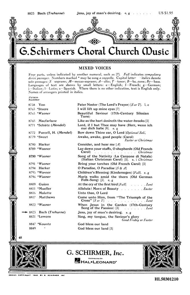 Jesu, Joy of Man's Desiring
