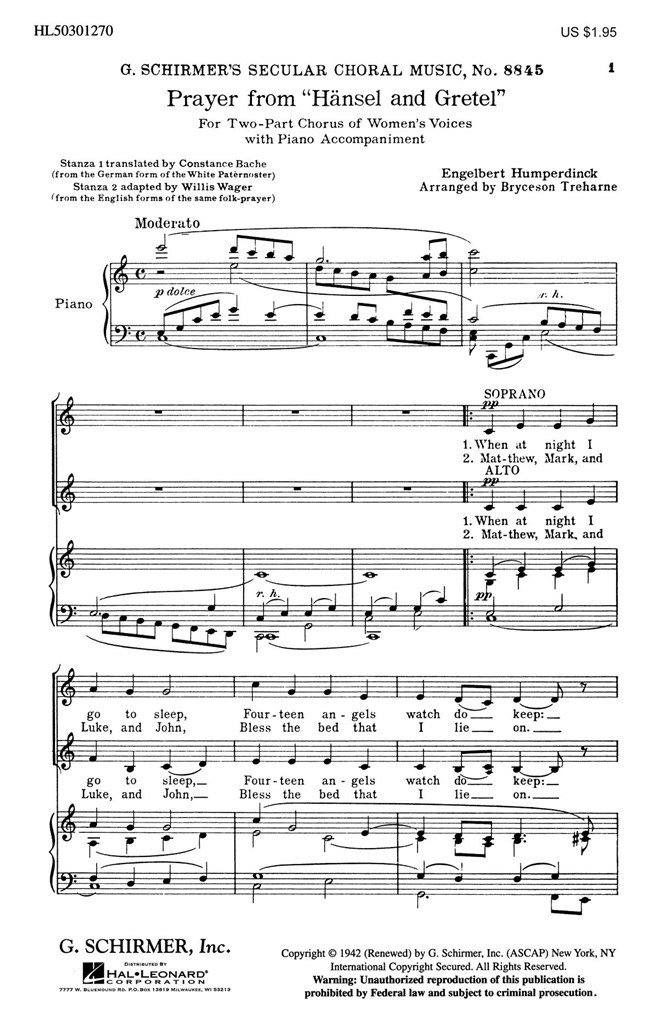 Prayer From Hansel And Gretel