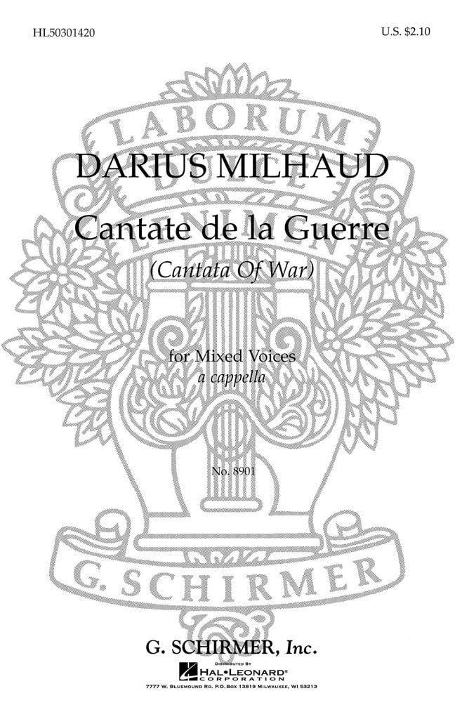 Cantate De La Guerre Cantata Of War