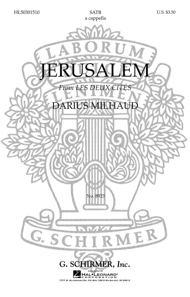 Jerusalem From Les Deux Cites