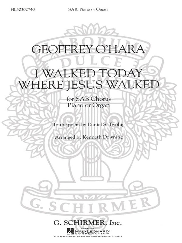 I Walked Today Where Jesus Walked
