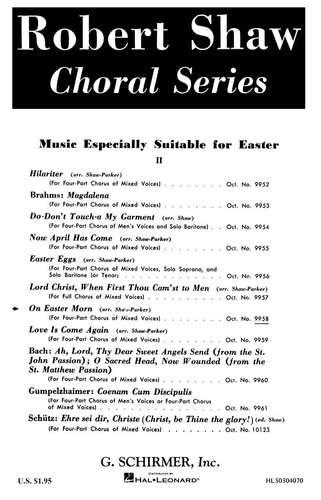 On Easter Morn Scottish Melody