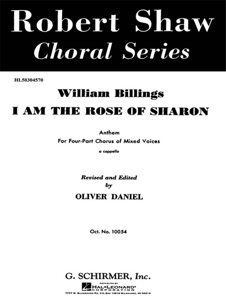 I Am The Rose Of Sharon