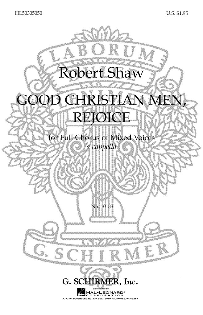 Good Christian Men, Rejoice