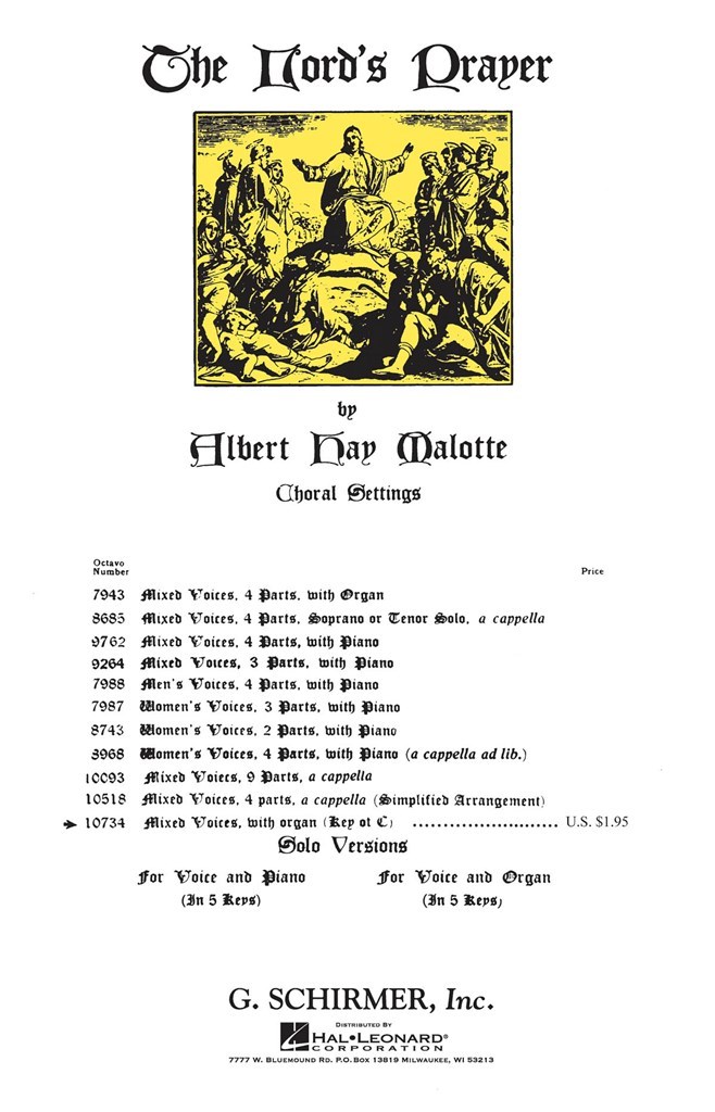 The Lord's Prayer (in C Major)