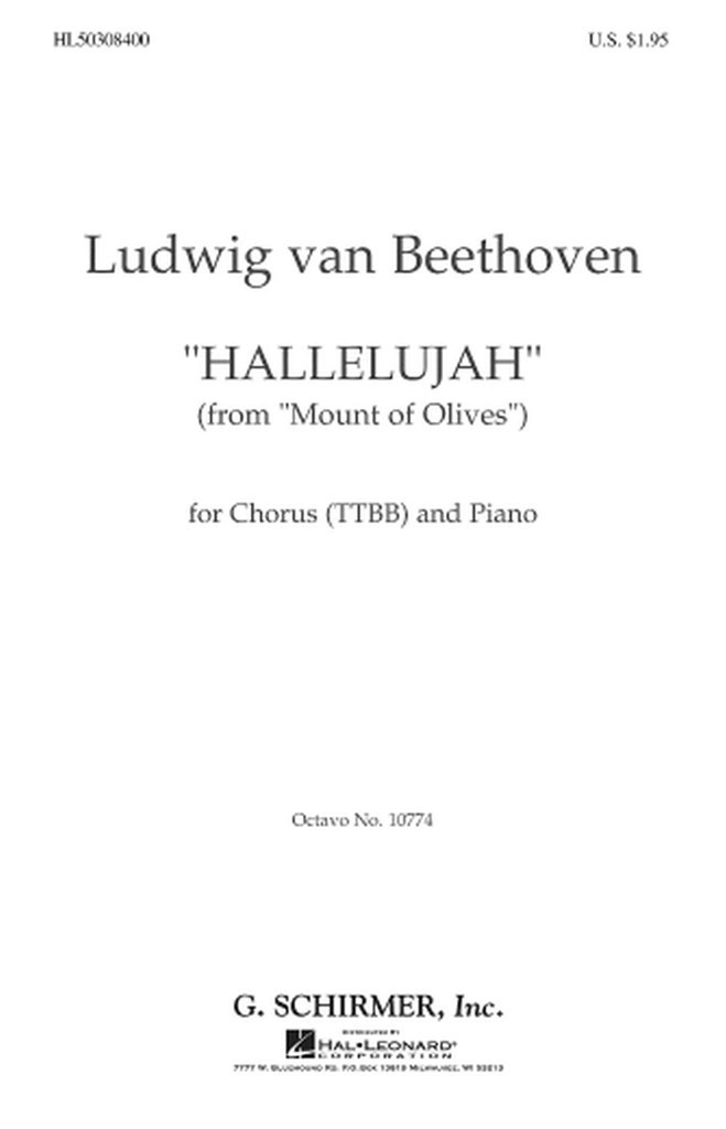 Hallelujah From Mount Of Olives Piano