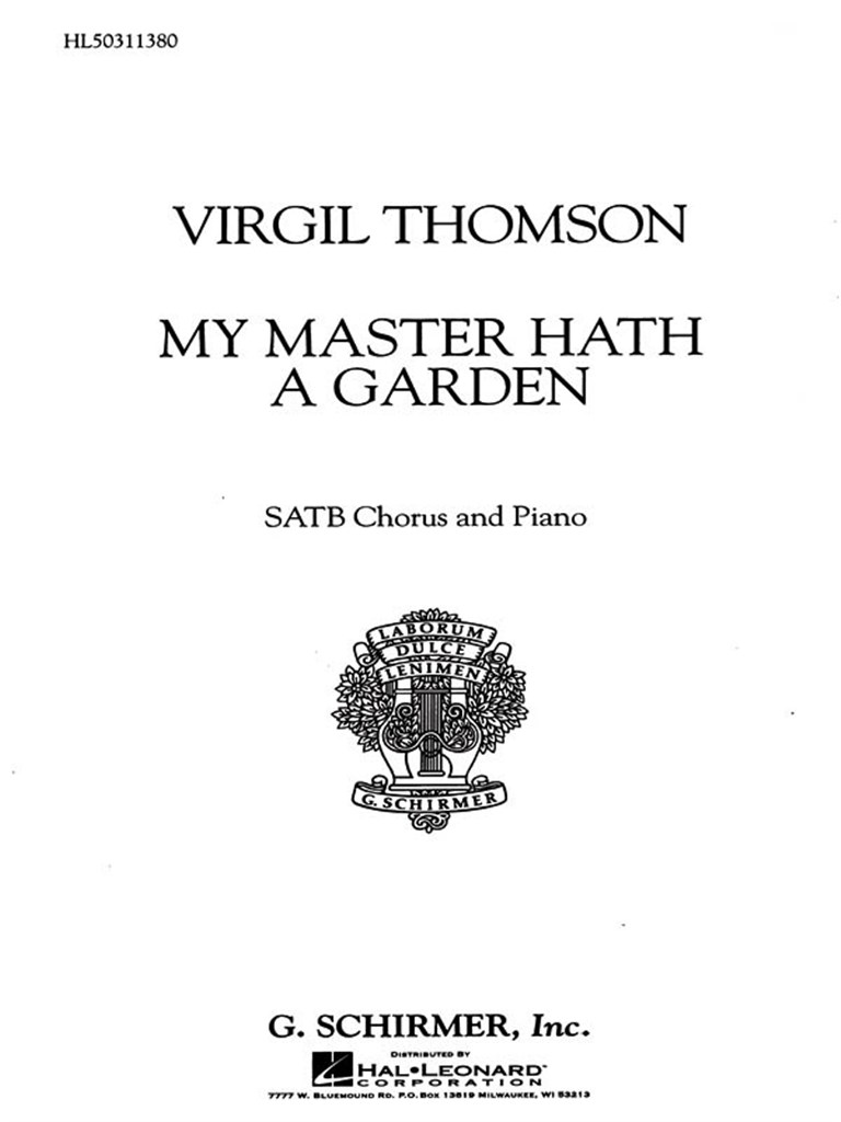 My Master Hath A Garden