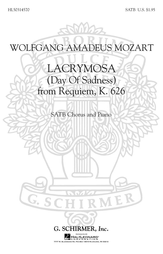 Lacrymosa K626 Day Of Sadness From Requiem