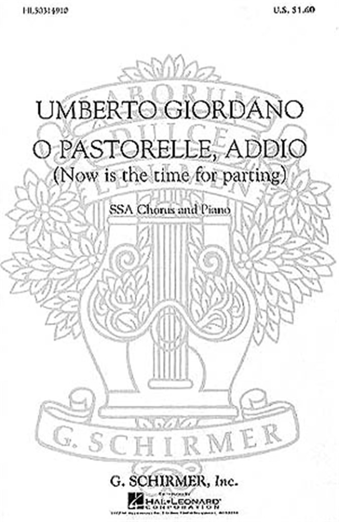 O Pastorelle, Addio Now Is The Time For Parting