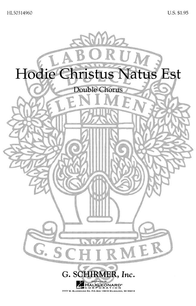Hodie Christus Natus Est