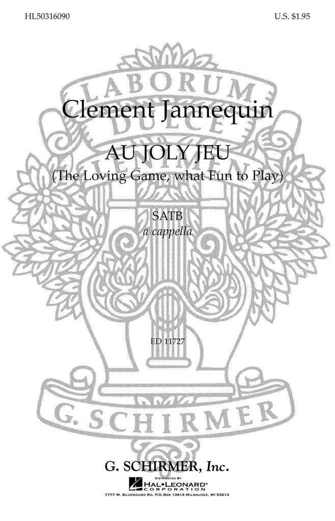 Au Joly Jeu The Loving Game, What Fun To Play