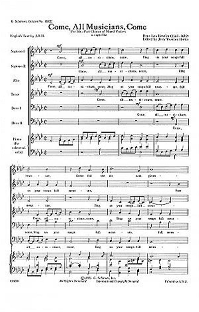 Come All Musicians Come