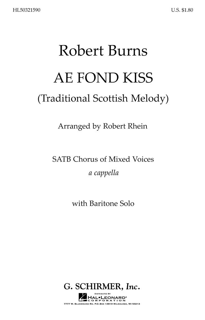 Ae Fond Kiss