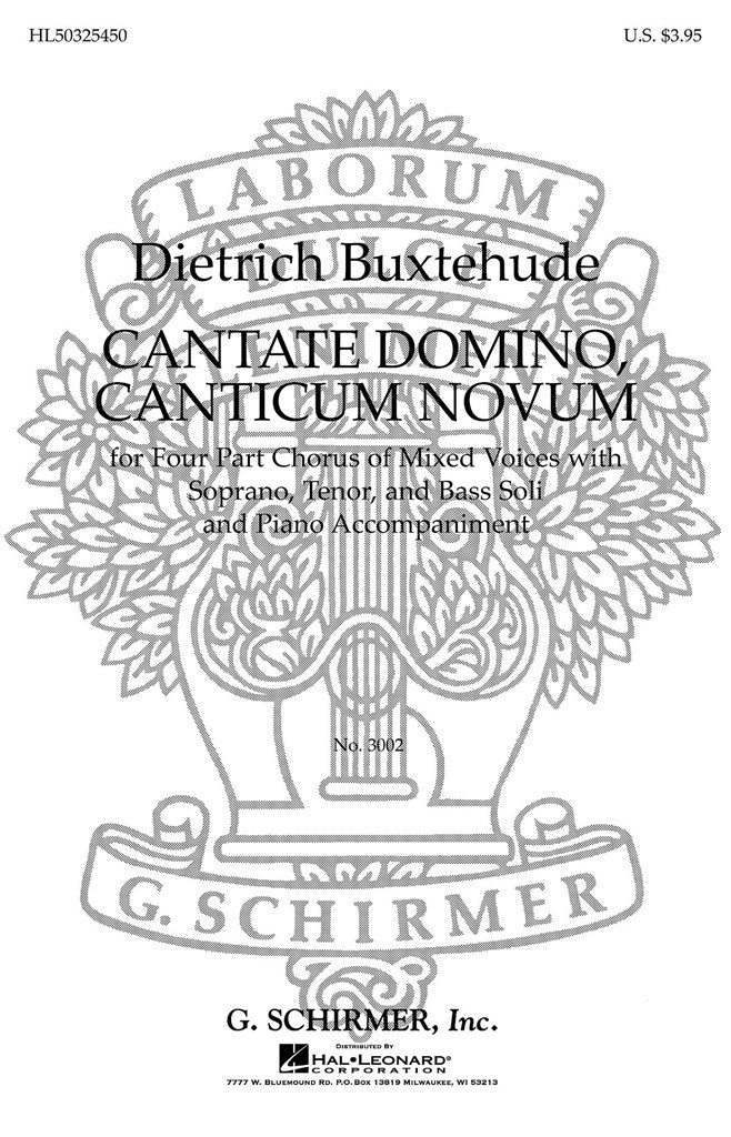 Cantate Domino, Cantate Novum