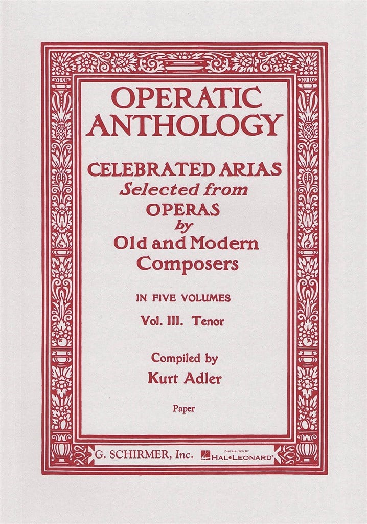 Operatic Anthology - Volume 3